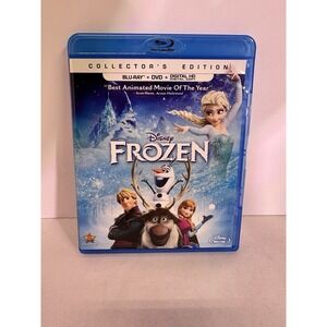 NEW DISNEY FROZEN BLU RAY +‎ DVD 2 DISC SET FREE SHIPPING